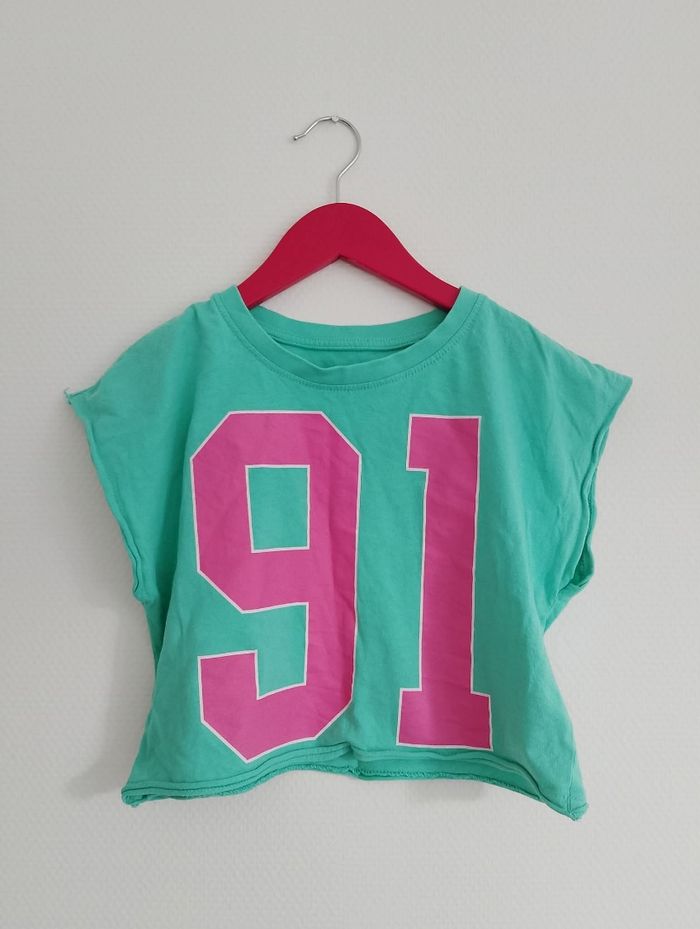 T-shirt vert gémo 10 ans - photo numéro 2