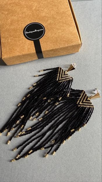 Boucles d’oreilles fait main Miyuki 