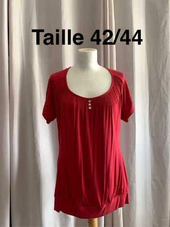Blouse rouge