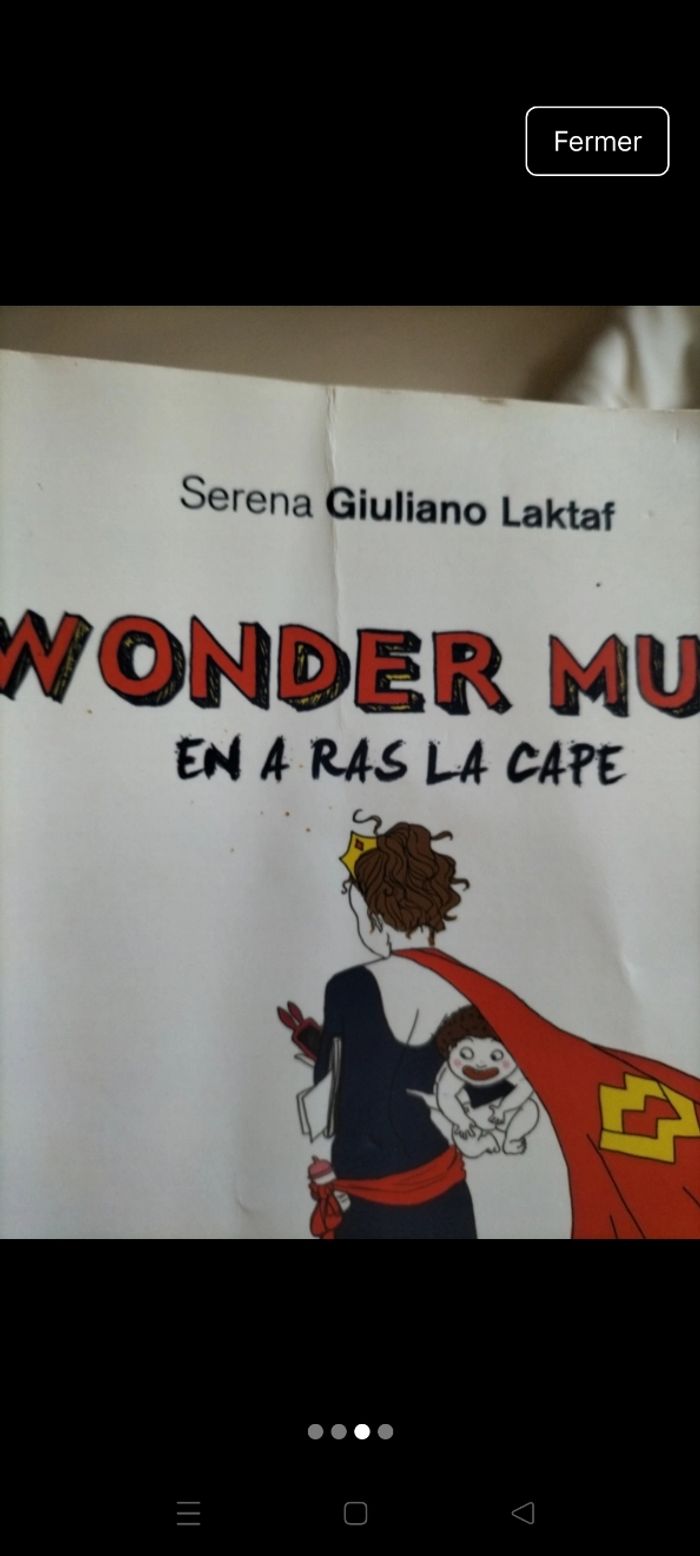 Livre wonder mum en a ras la cape - photo numéro 3