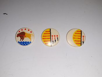 Lot de 3 boucliers playmobil indien