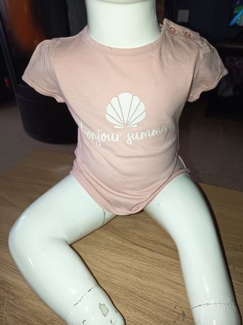 Tee shirt rose pâle Summer