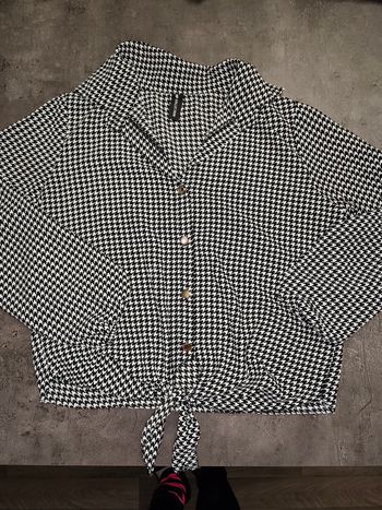 Chemise pied de poule 