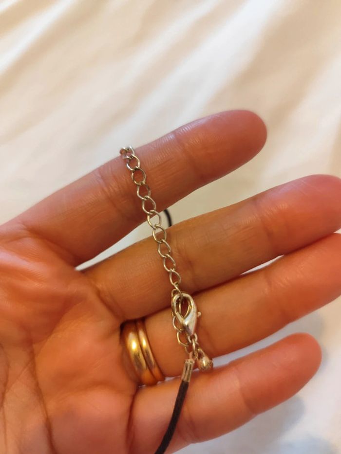 Collier pendantif transparent - photo numéro 3