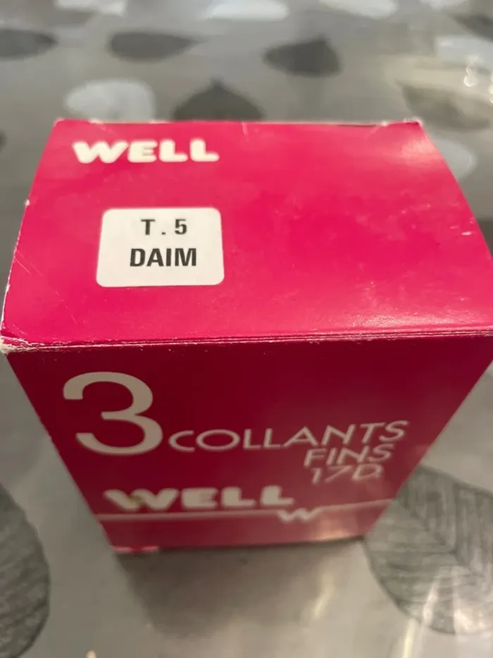 Lot 7 collants diverses couleurs taille 5/6 neufs - photo numéro 8