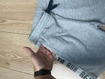 Short gris et blanc Kiabi