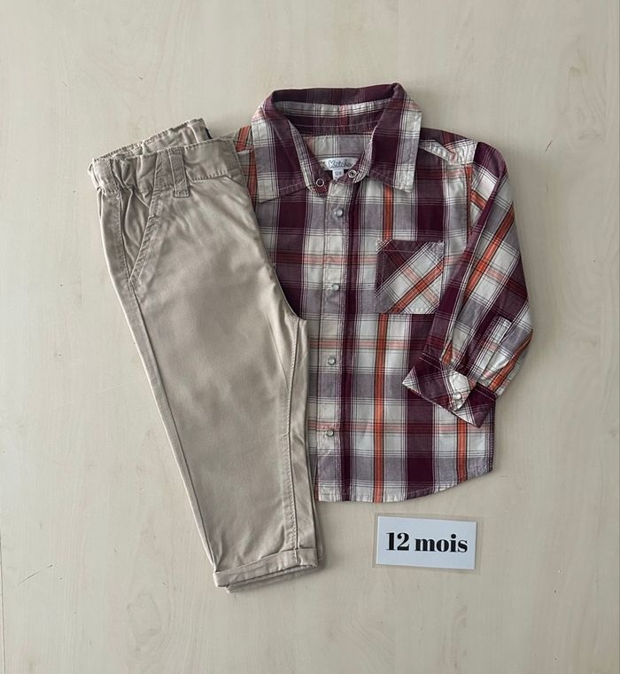 Ensemble bébé garçon 12 mois