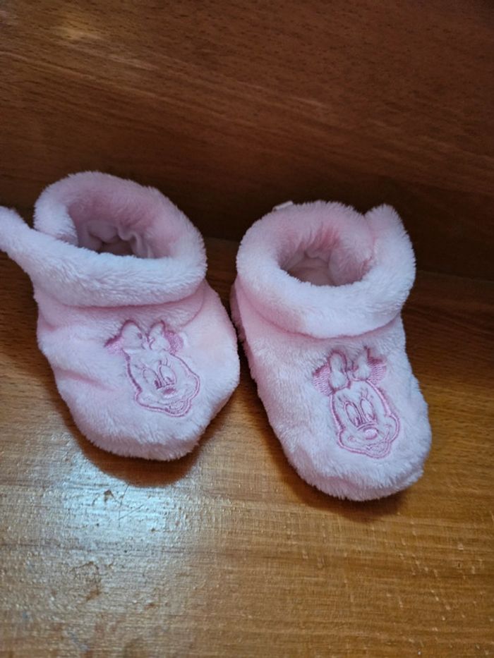 Chaussons bébé minnie - photo numéro 2