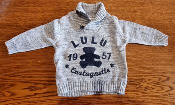 Pull lulu castagnette 3 mois