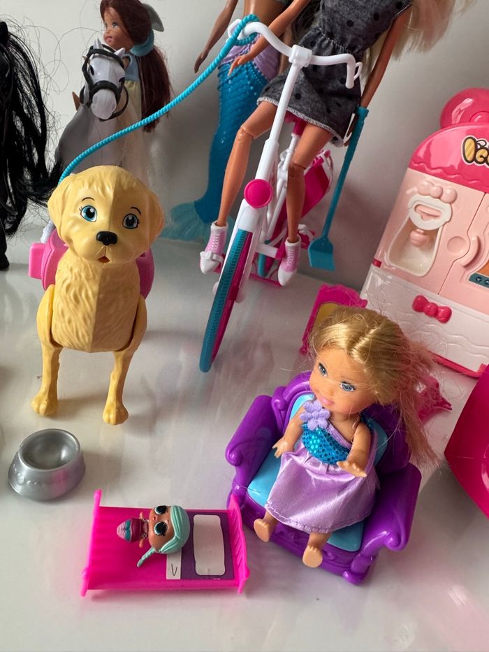 🪀 Lot Barbie - véhicules - animaux - sirène - petite cuisine- bon état très bon état - photo numéro 10