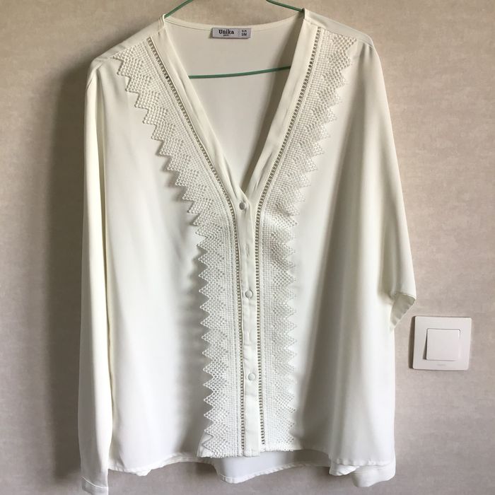 Blouse crème marque Unika taille M
