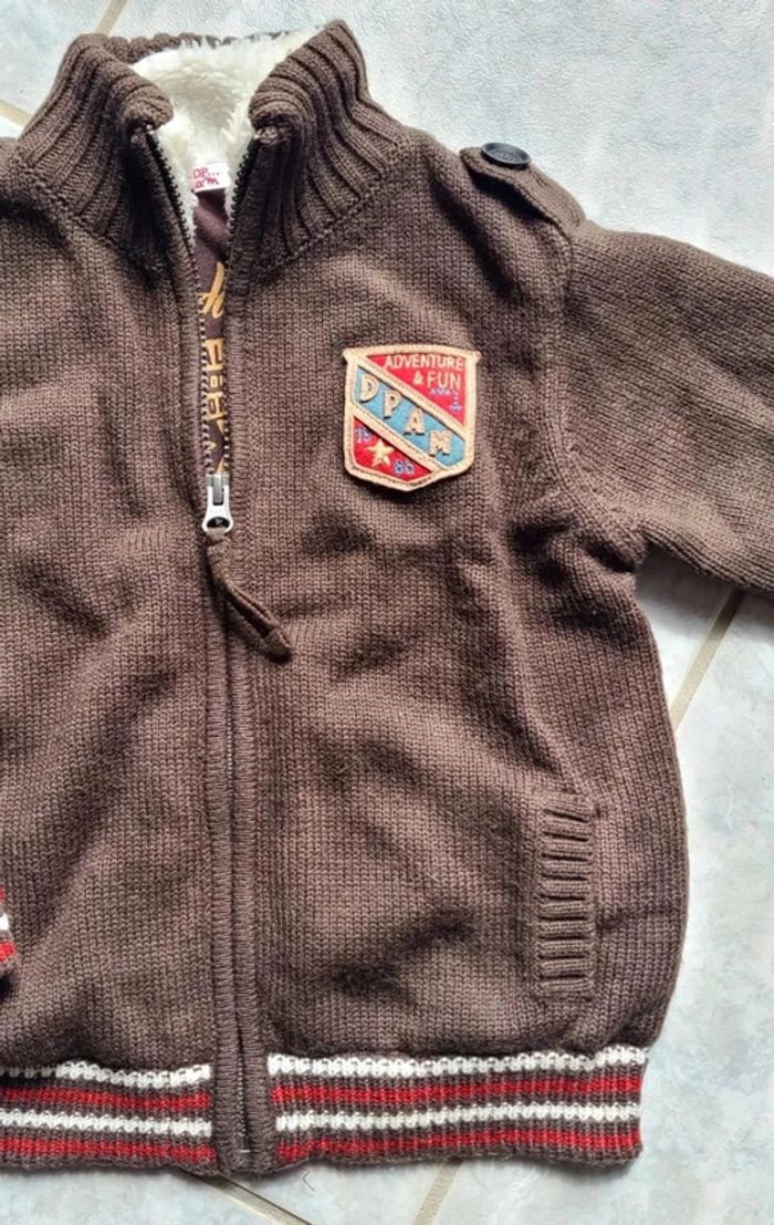 Veste chaude fourrée Du pareil au meme DPAM 4ans - photo numéro 2