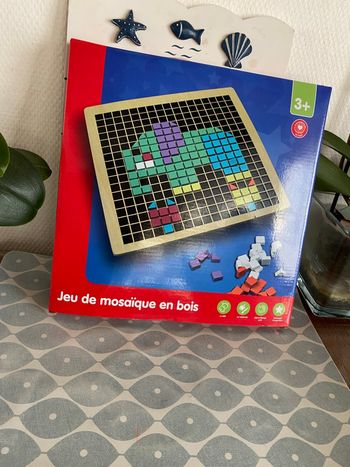 Jeu de mosaïque en bois 