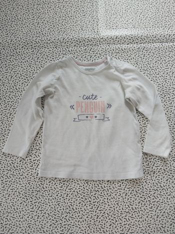 T-shirt manches longues bébé fille Lupilu