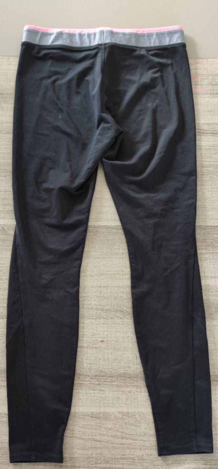 Legging de sport marque Domyos taille 36 couleur noir et rose pour femme - photo numéro 2