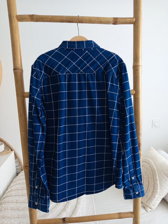 Chemise bleue à carreaux Lft 11 / 12 ans - photo numéro 3