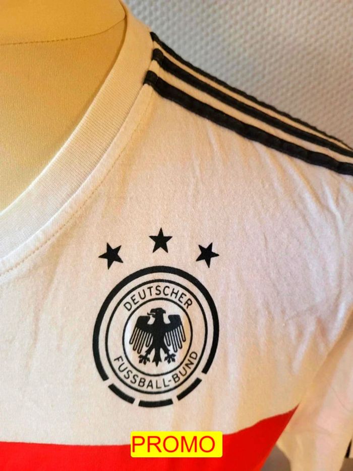 Magnifique t-shirt Adidas équipe nationale Allemagne de football Taille M Ref 7IT036 - photo numéro 3