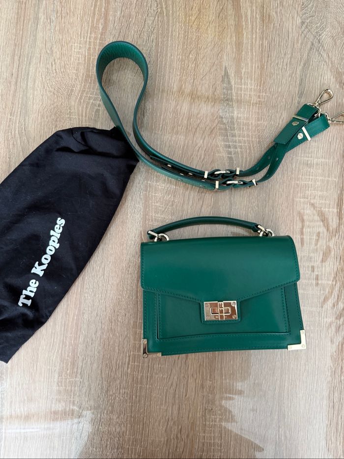 Sac Emily cuir The Kooples vert