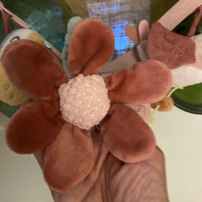 Accessoire de poussette oiseau avec hochet assortis - photo numéro 2