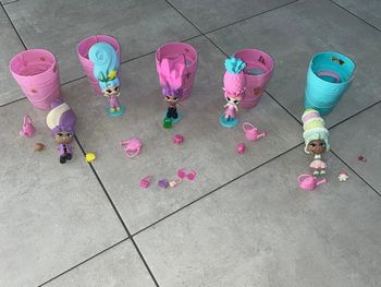 Lot de 5 figurine poupées Blume