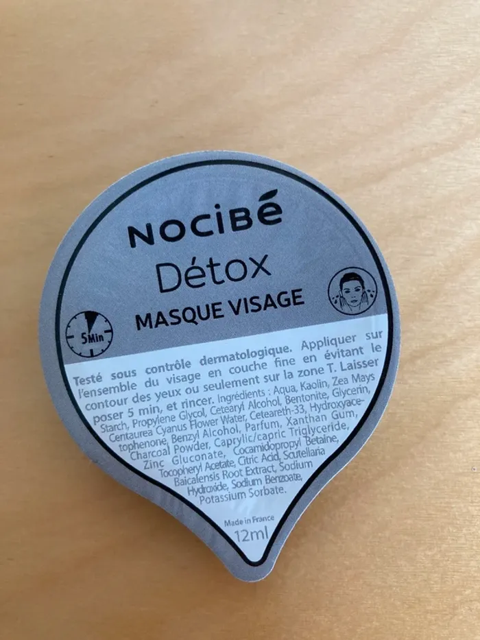 Masques visage Nocibé hydratant et detox - photo numéro 2