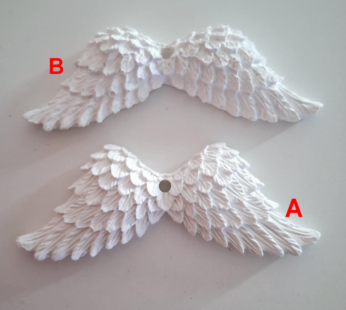 Ailes d’Ange avec Médaille Personnalisée – Décoration d’Hommage et Souvenir d'un être cher - photo numéro 5