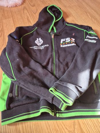 Veste capuche kawasaki