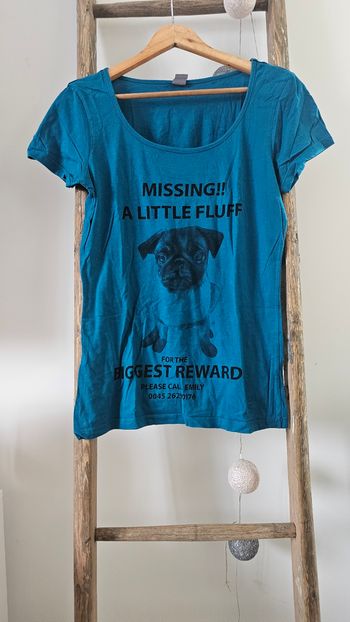 T-shirt chien Vila taille 38 M 