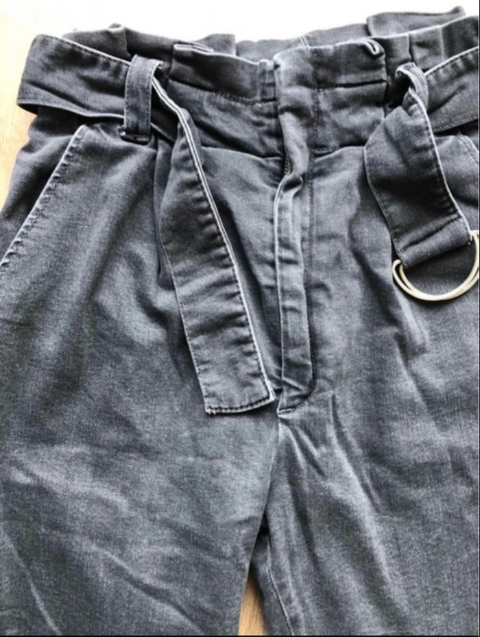 Jeans Reiko taille W27 Gris Anthracite Noir délavé comme neuf - photo numéro 9