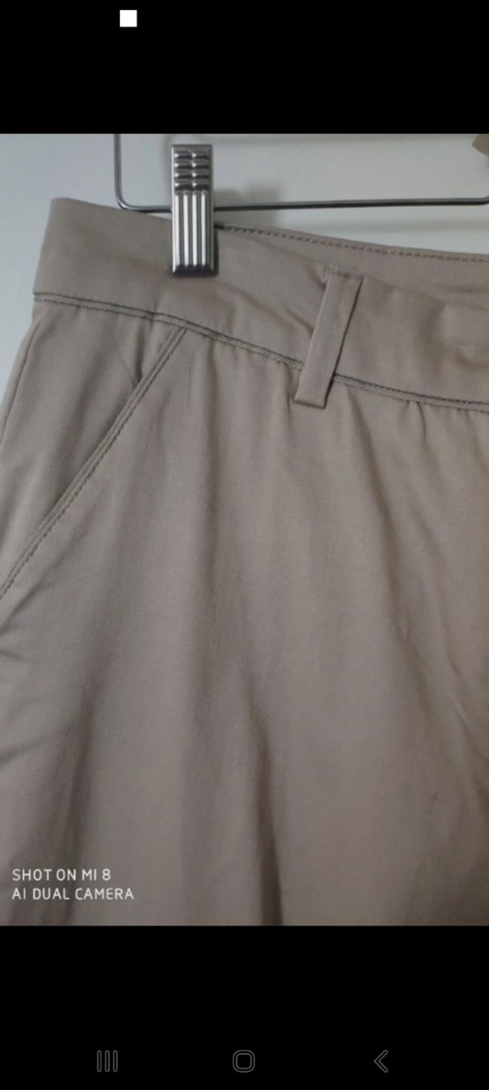 Pantalon monoprix beige - photo numéro 4