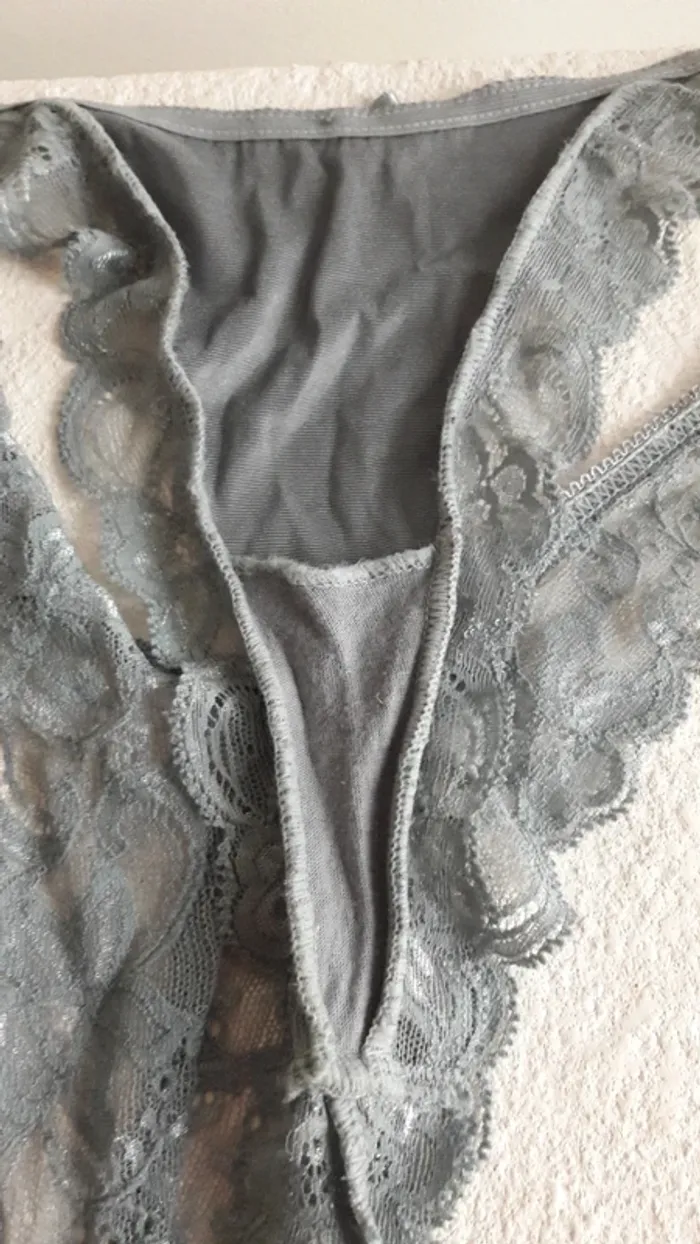 Tanga gris T42/44 - photo numéro 5