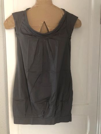 BB30- Robe grise «naf-naf » vintage T XS (34-36) portée 1 journée