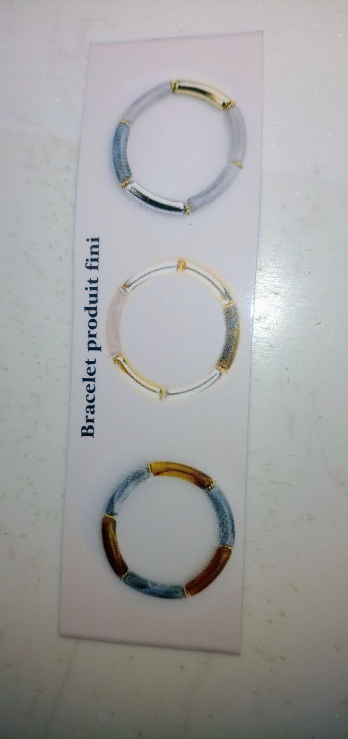 Kit 3 bracelets jonc élastique - photo numéro 2