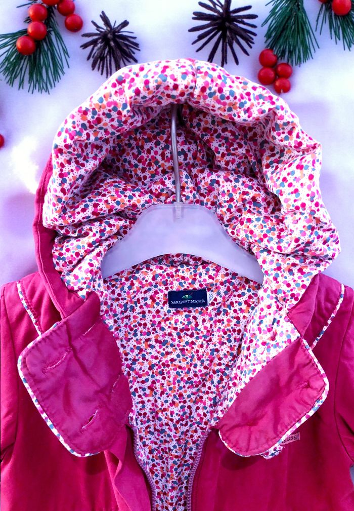 SERGENT MAJOR - ENSEMBLE 2P FILLE, ROBE & MANTEAU ASSORTI, IDÉAL POUR L'HIVER 9M - photo numéro 9