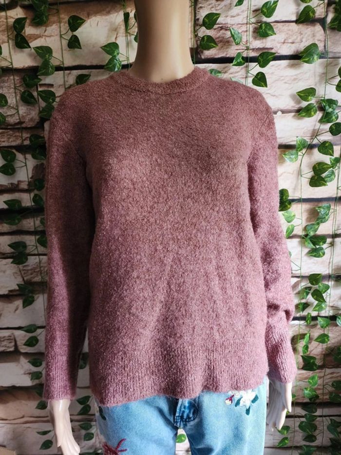 🌸Pull Laine Rose Bershka Taille 34🌸