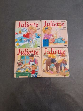 Lot de 4 livres cartonnés "Juliette"