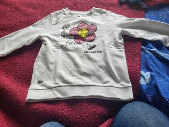 Pull fille lacoste
