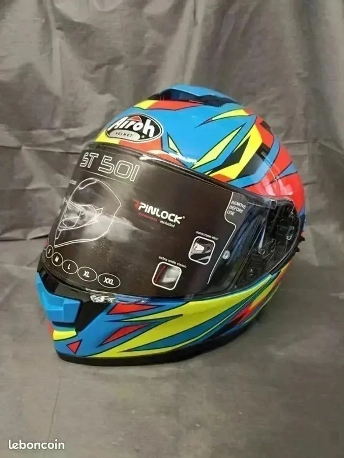[N3UF] Casque Moto Airoh ST 5TH18 - Taille XS
