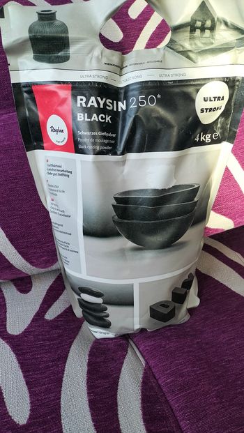 Poudre de moulage noire Raysin 4 kg