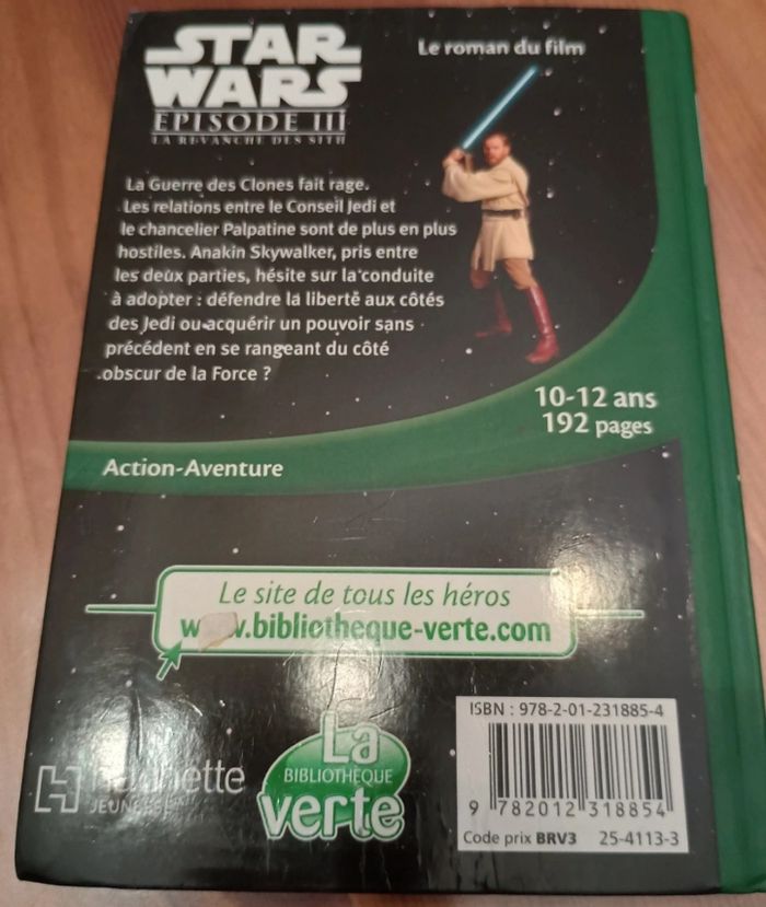 Livre Star Wars épisode III " La revanche des Siths" - photo numéro 3