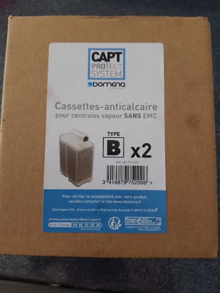 Cassette anticalcaire