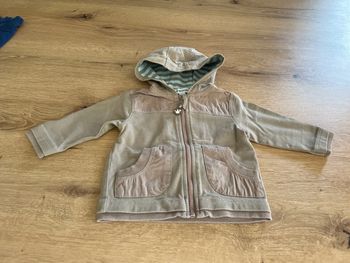 Gilet, marron, vertbaudet, taille 6 mois