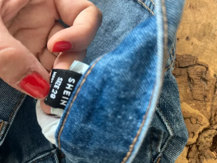 Short en jeans taille haute - photo numéro 4