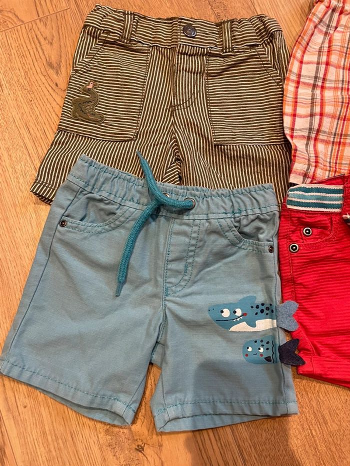 Lot de 5 shorts/pantacourt 3 mois - photo numéro 2