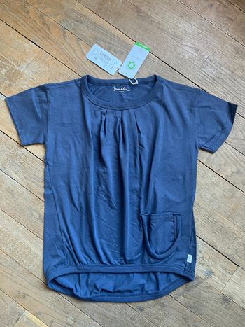 Tunique bleue Sanetta 7 ans neuve