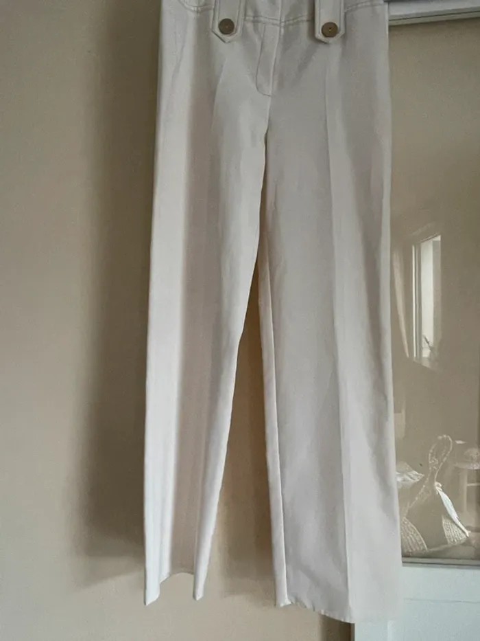 Pantalon blanc cassé