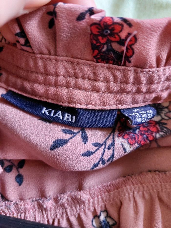 Chemisier rose fleuri kiabi 42 - photo numéro 4