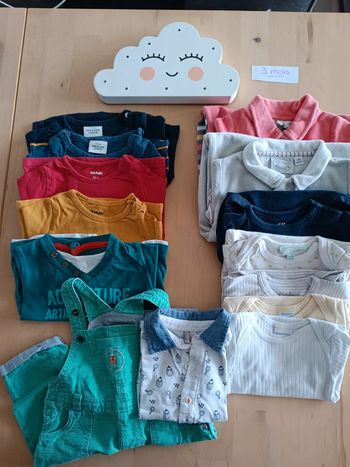 Lot garçon 3 mois  14 pièces