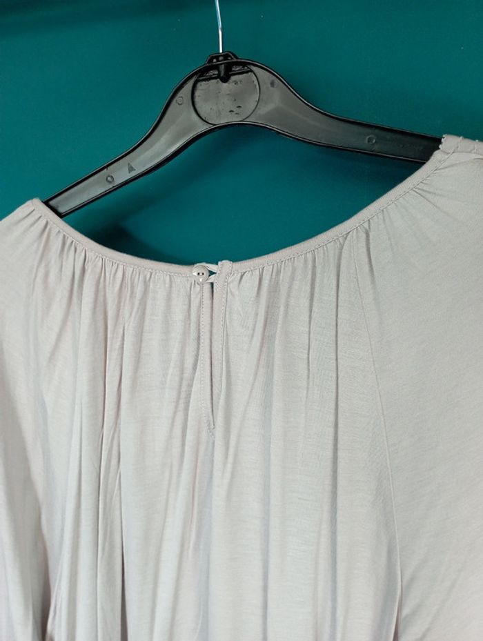Tee shirt beige clair manches 3/4 - photo numéro 5