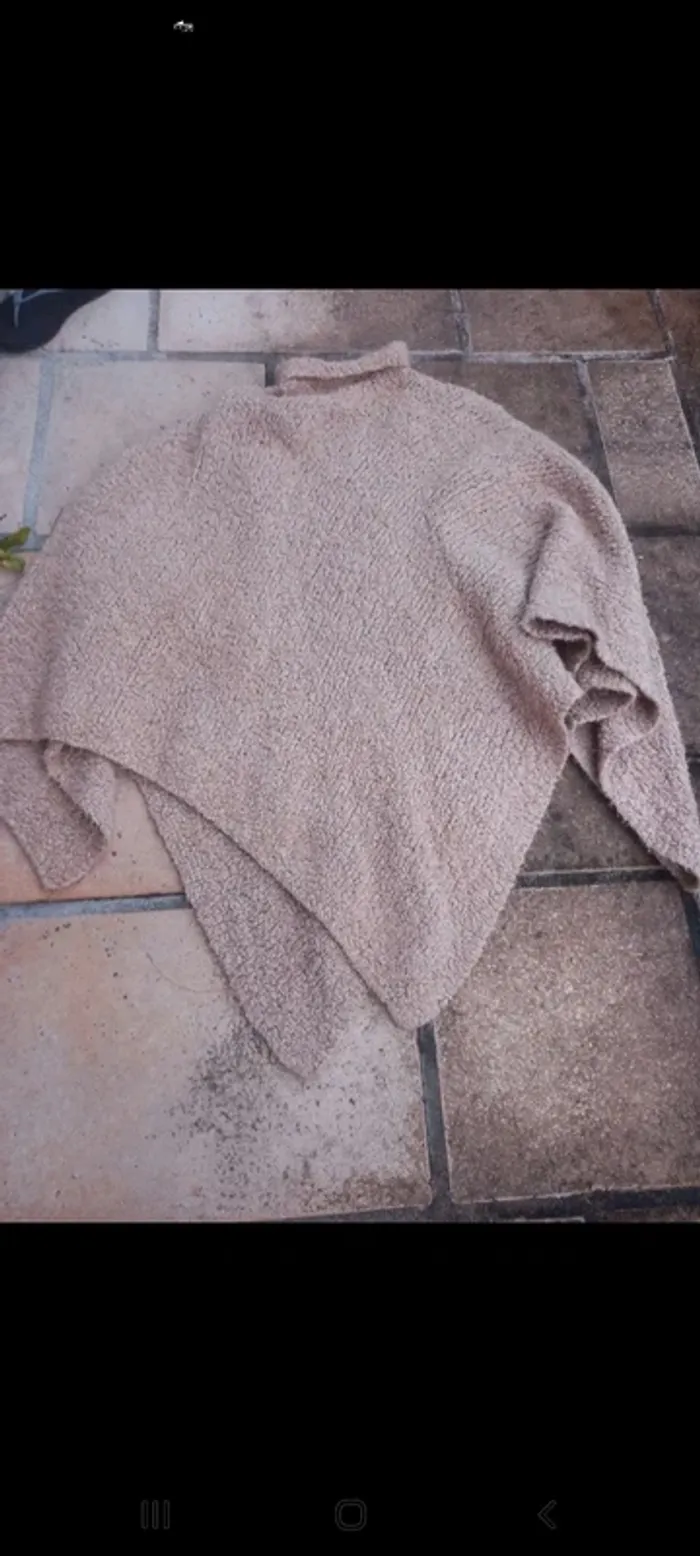 Gros poncho ultra-confort pure laine - photo numéro 6